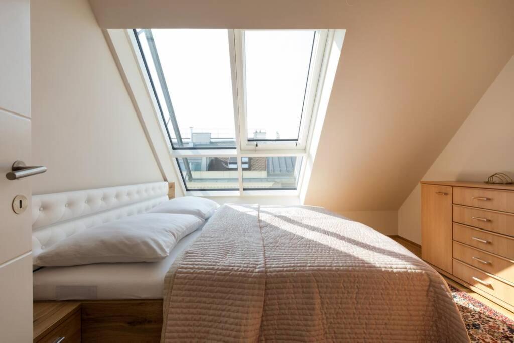 Grosses Penthouse #12 Mit Terrasse Und Aussicht Apartment Wien Ngoại thất bức ảnh
