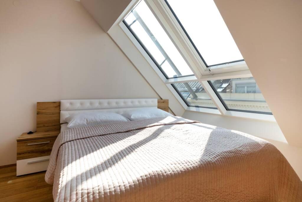 Grosses Penthouse #12 Mit Terrasse Und Aussicht Apartment Wien Ngoại thất bức ảnh