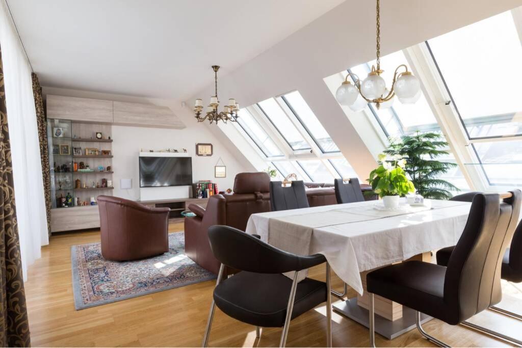 Grosses Penthouse #12 Mit Terrasse Und Aussicht Apartment Wien Ngoại thất bức ảnh